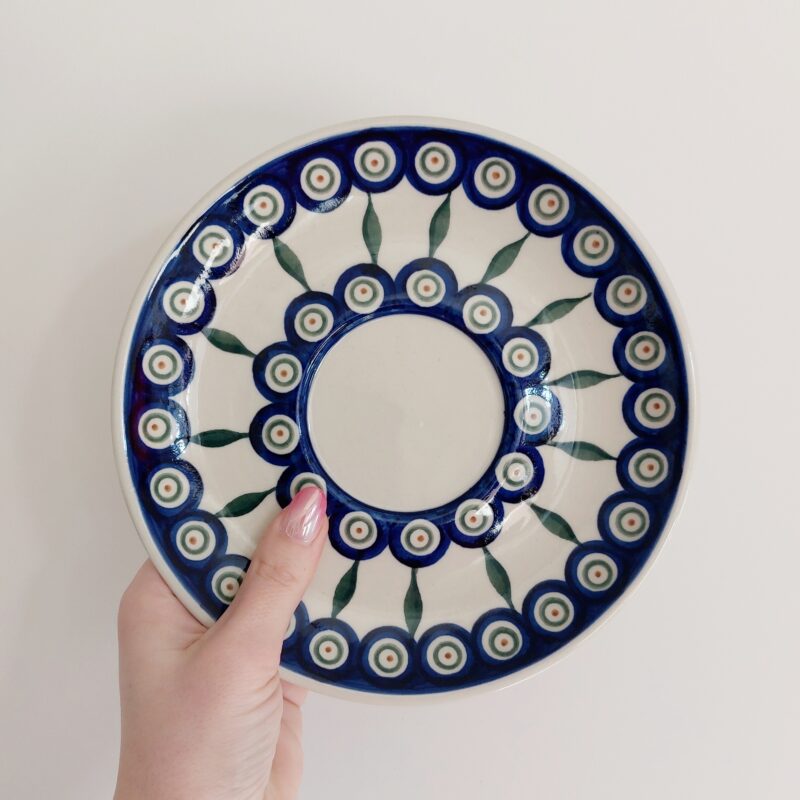 Spodek do filiżanki Jumbo - Ceramika Artystyczna DALIA, dekoracja PAULUS