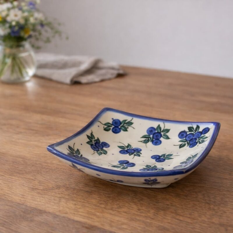 miska Dalia mała 13x13 cm ceramika boleslawiecka DALIA dekoracja 99 jagodowa