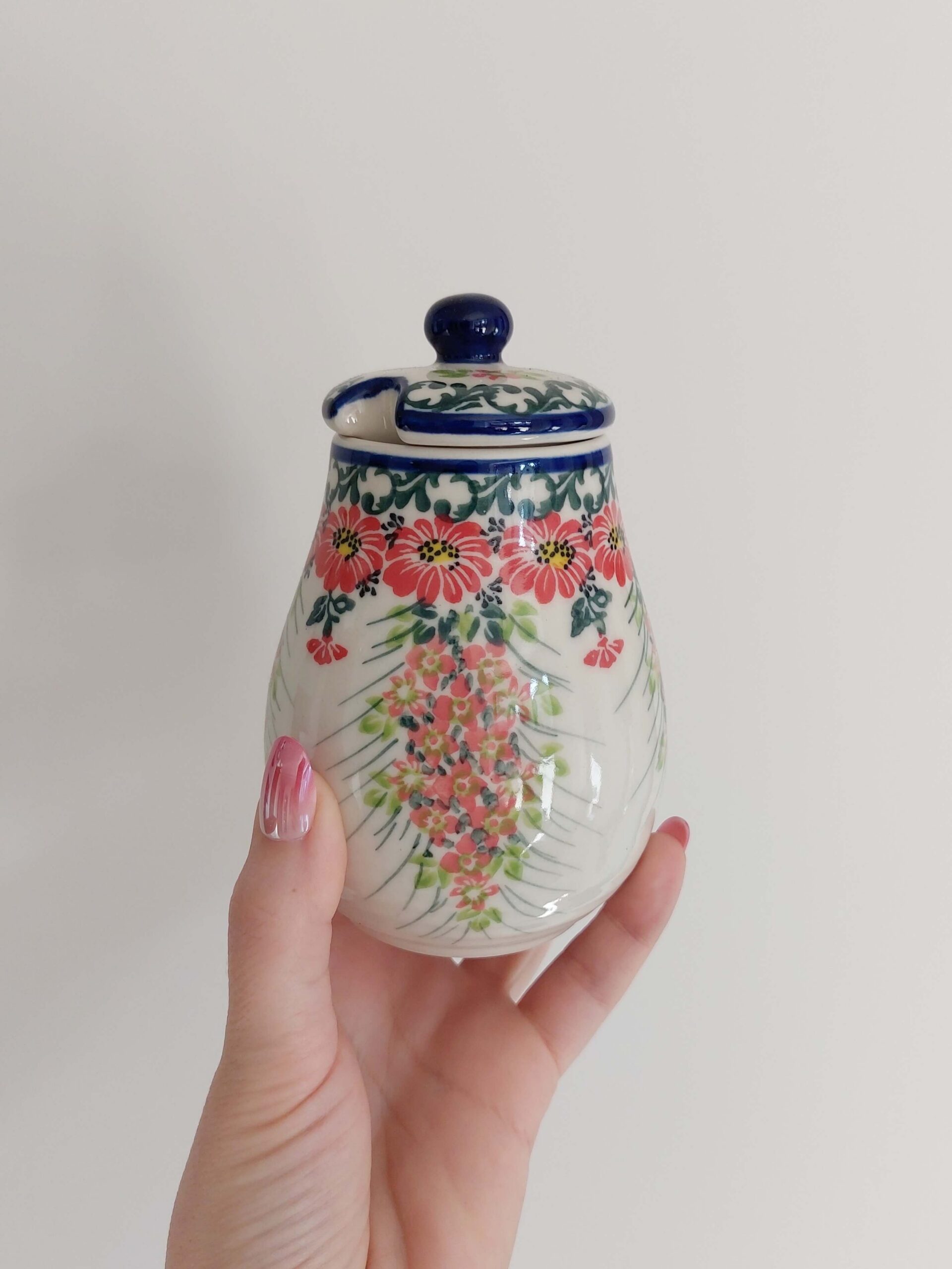 pojemnik na miód bolesławiec dekoracja U2046 ceramika DALIA