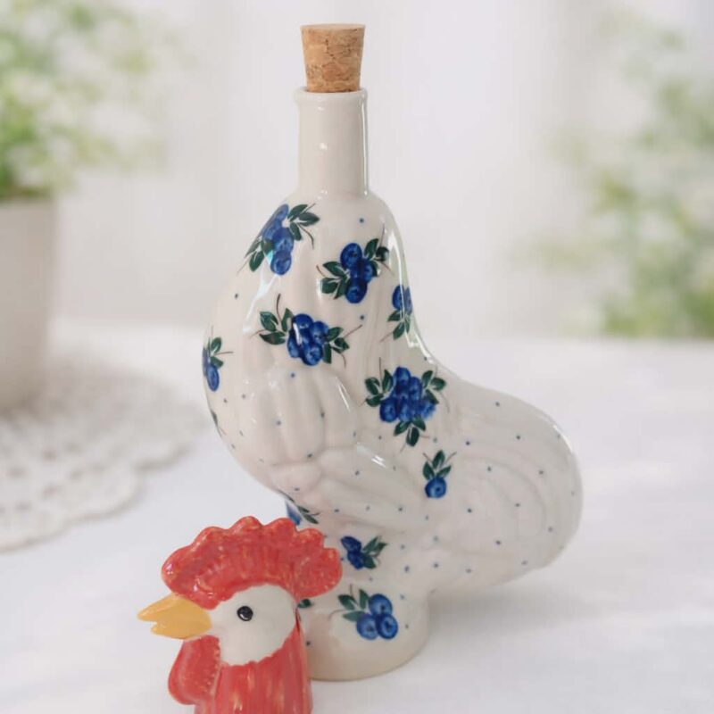 Butelka kogut - Ceramika Artystyczna DALIA, dekoracja 99