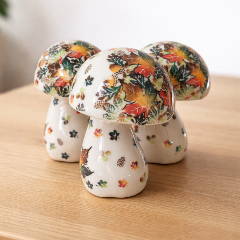 Grzybek duży – Ceramika Artystyczna DALIA, dekoracja A307