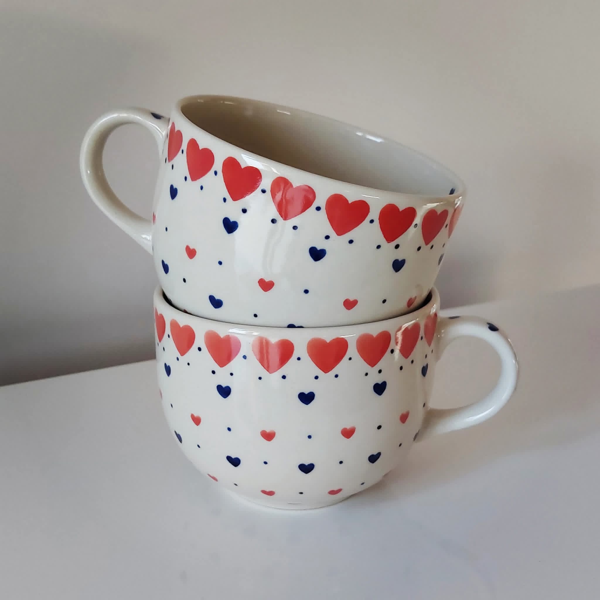 Filiżanki ceramiczne, zestw kawowy