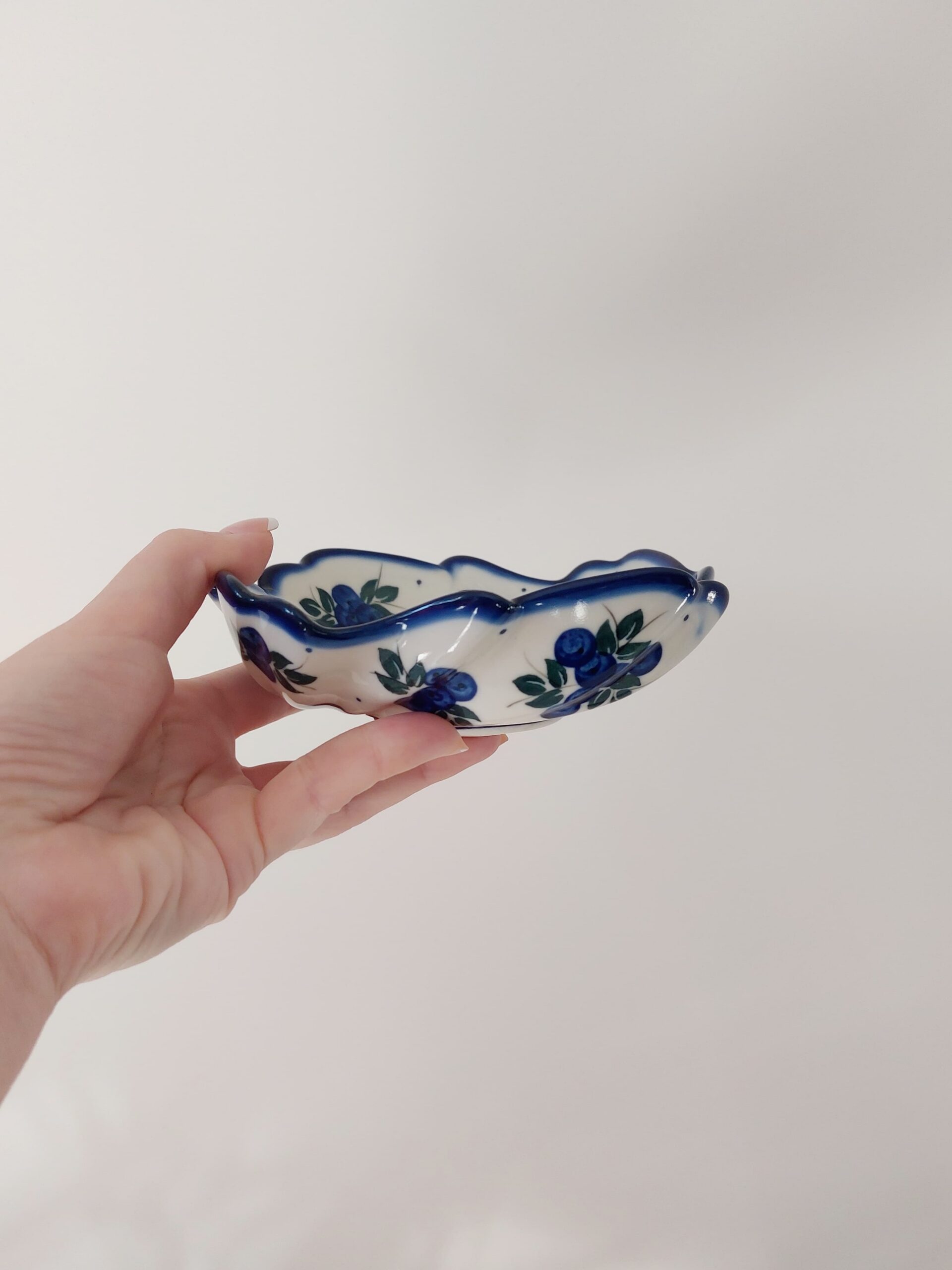 miska ceramika bolesławiec 14 cm dekoracja 99 DALIA drugi gatunek