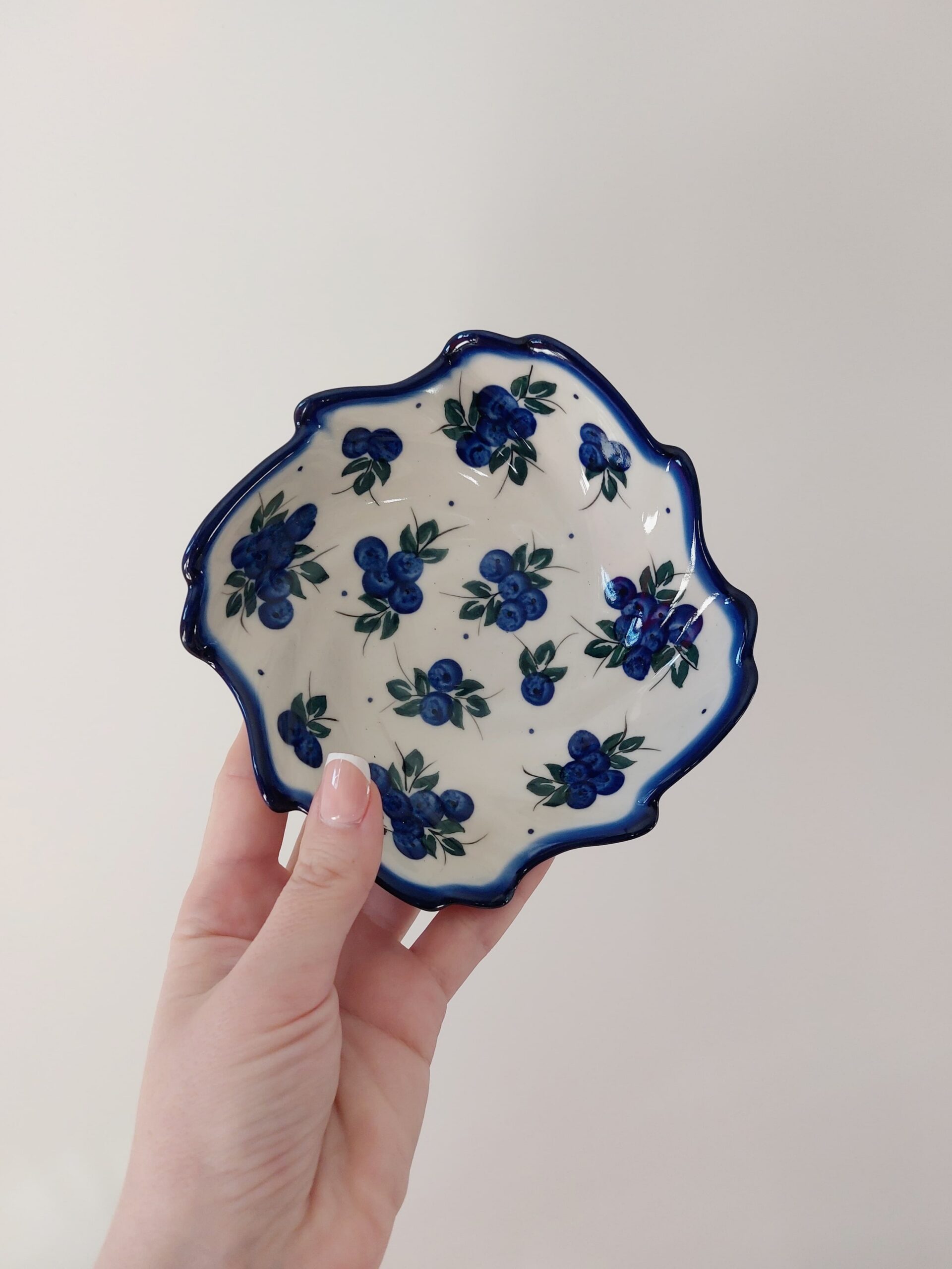 miska ceramika bolesławiec 14 cm dekoracja 99 DALIA drugi gatunek