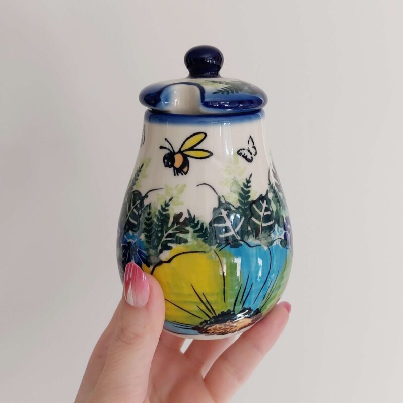 pojemnik na miód bolesławiec dekoracja E413 ceramika DALIA