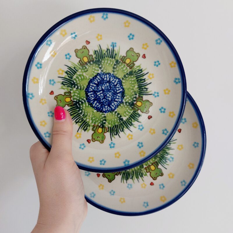 Talerz deserowy 17 cm - Ceramika Artystyczna DALIA, dekoracja 2090