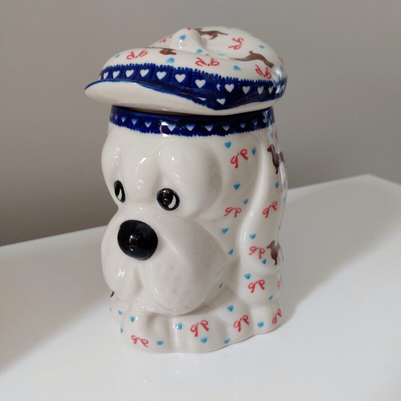 Pojemnik "PIES" - Ceramika Artystyczna DALIA, dekoracja 41, gat. II