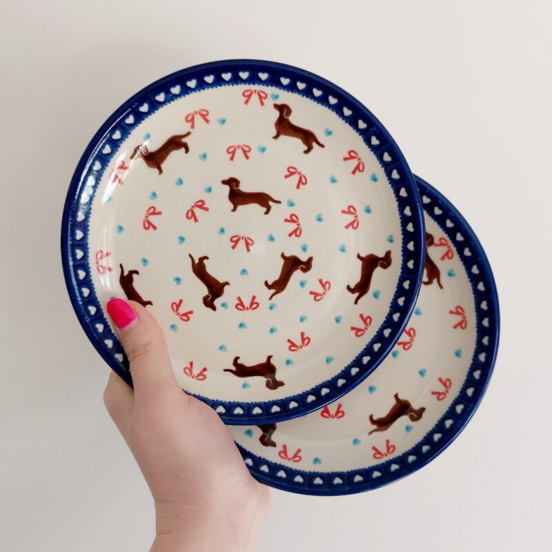 Talerz deserowy 17 cm - Ceramika Artystyczna DALIA, dekoracja 41