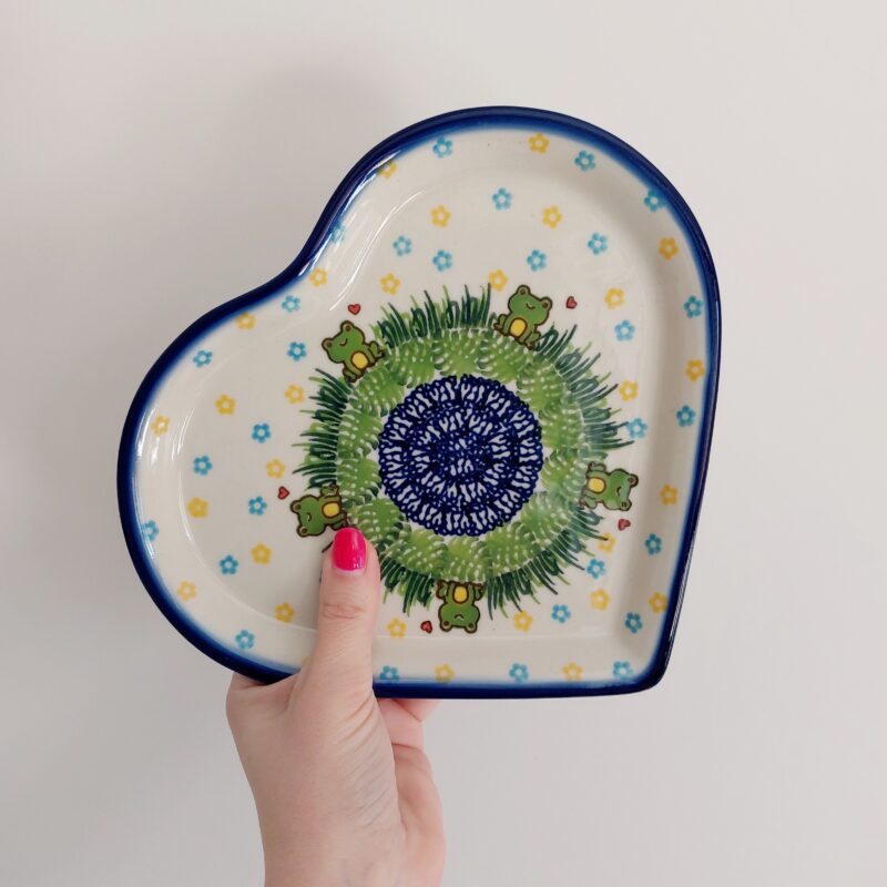 Talerz serce - Ceramika Artystyczna DALIA, dekoracja 2090