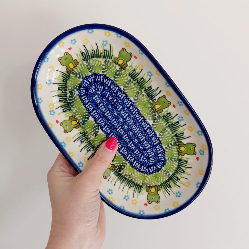 Półmisek "Dalia" mały - Ceramika Artystyczna DALIA, dekoracja 2090, gat. II