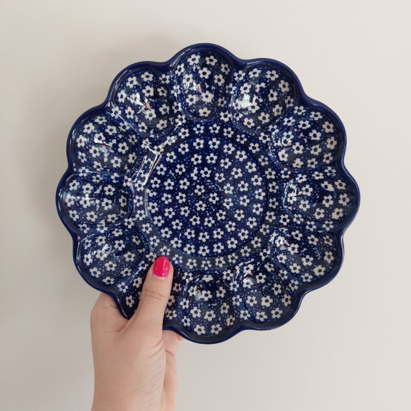 Talerz na jajka - Ceramika Artystyczna DALIA, dekoracja 3