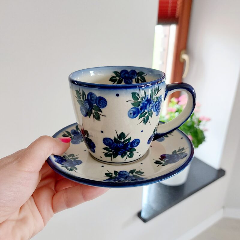 Filiżanka "SONIA" + spodek - Ceramika Artystyczna DALIA, dekoracja 99