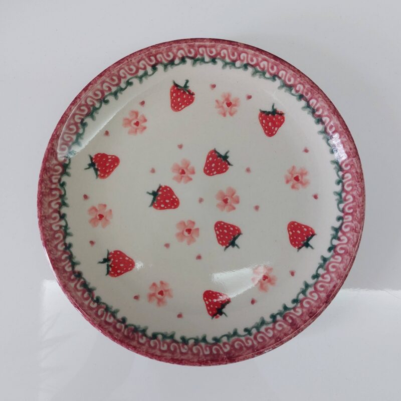 Talerz deserowy 17 cm - Ceramika Bona, dekoracja D460