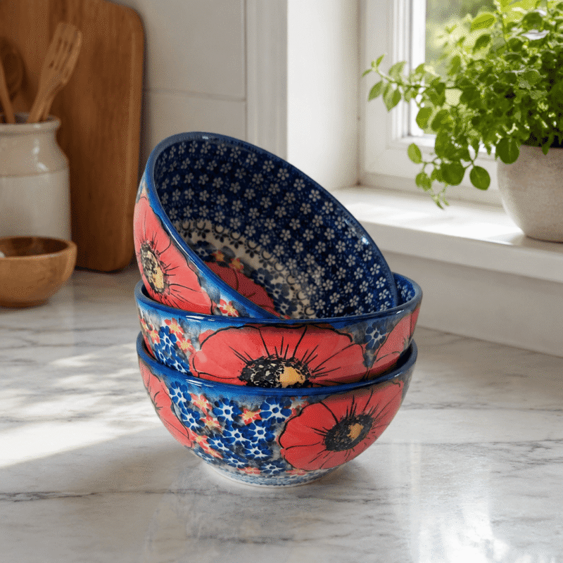 Miska 16 cm/650 ml - Ceramika Artystyczna DALIA, dekoracja A305